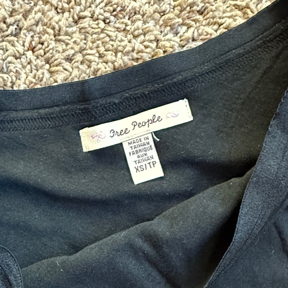 Free People Black Asymmetrical Skirt - Picture 2 of 9